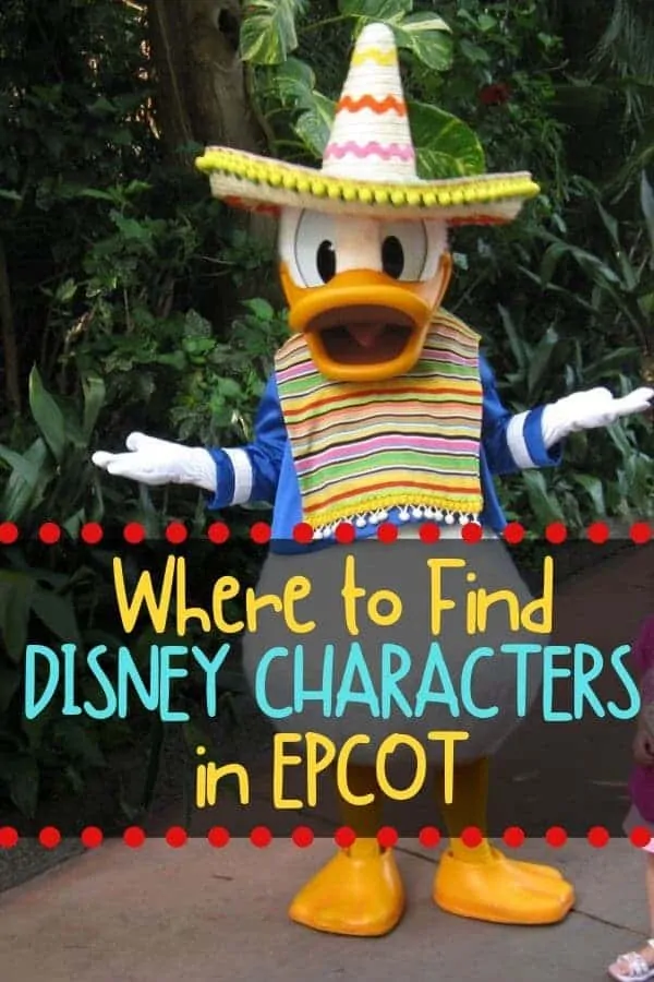 Where to Find Disney Characters at Epcot