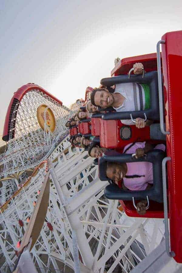 Incredicoaster at Pixar Pier Disneyland