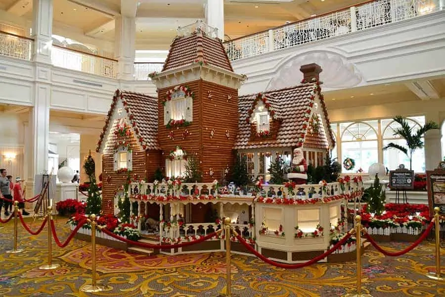 Gingerbread House in Grand Floridian Resort at Disney