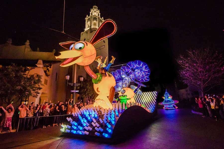 Paint the Night Parade Toy Story Float