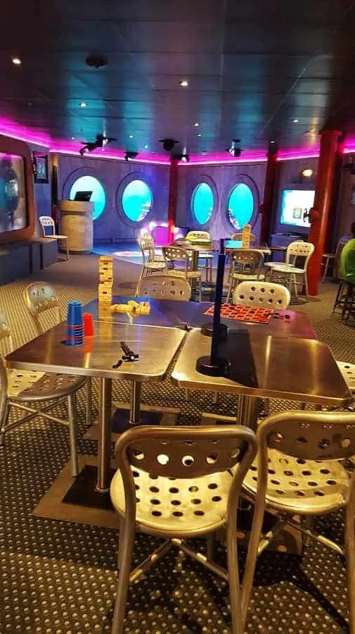 Club Edge on Disney Wonder Ship