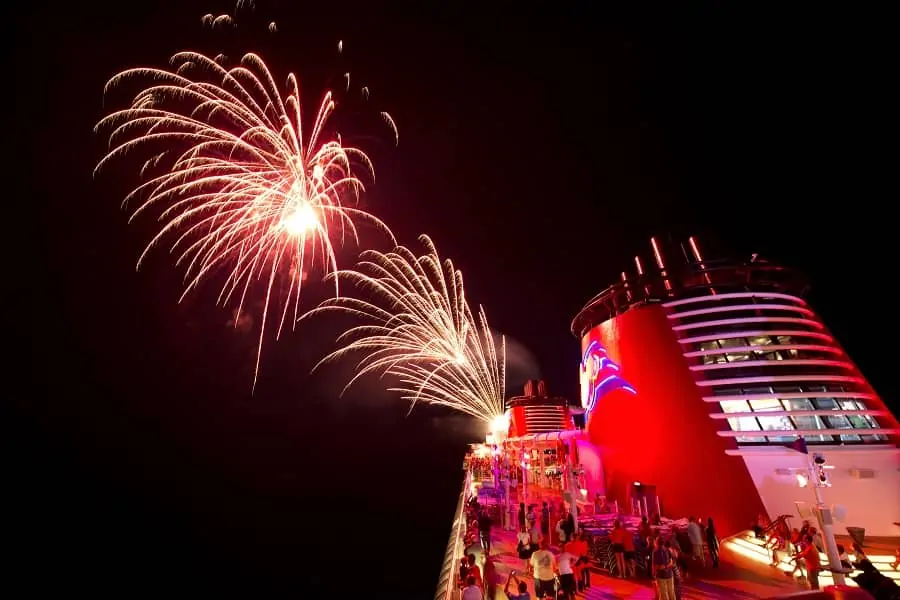 Fireworks at Sea