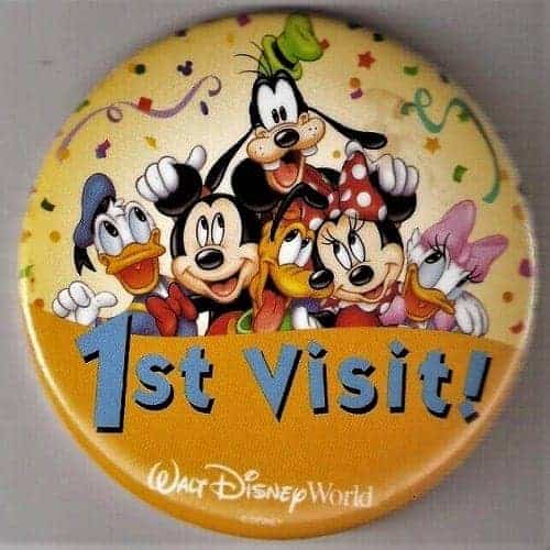 First Visit Disney pin