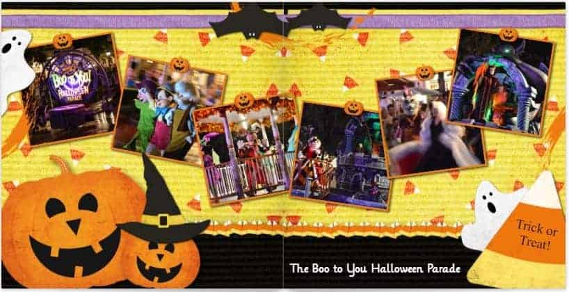 Halloween Scrapbook Layout
