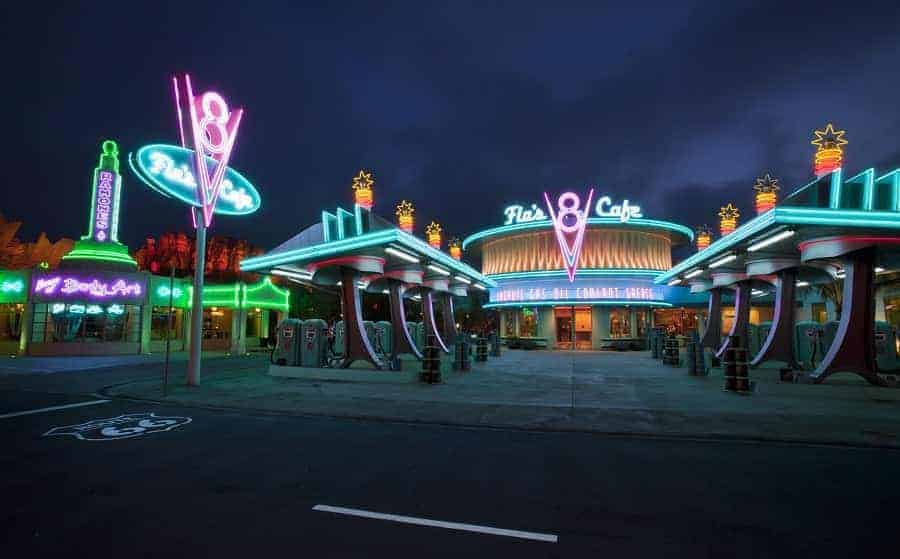 Flo's Diner in Cars Land