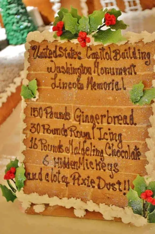 Gingerbread Capitol Ingredients
