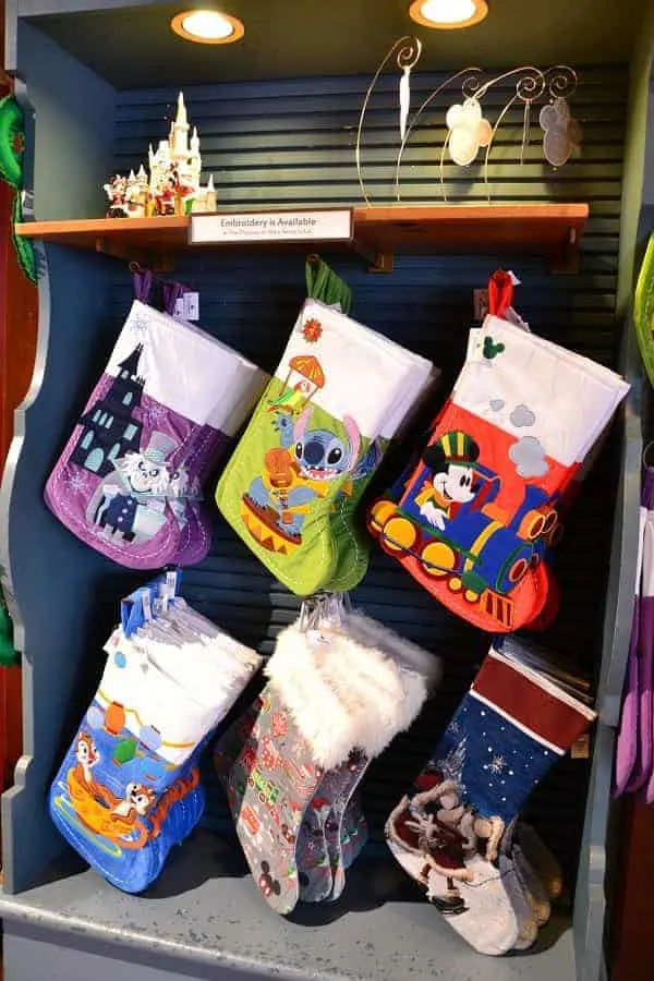 Disney Stockings at Ye Old Christmas Shoppe