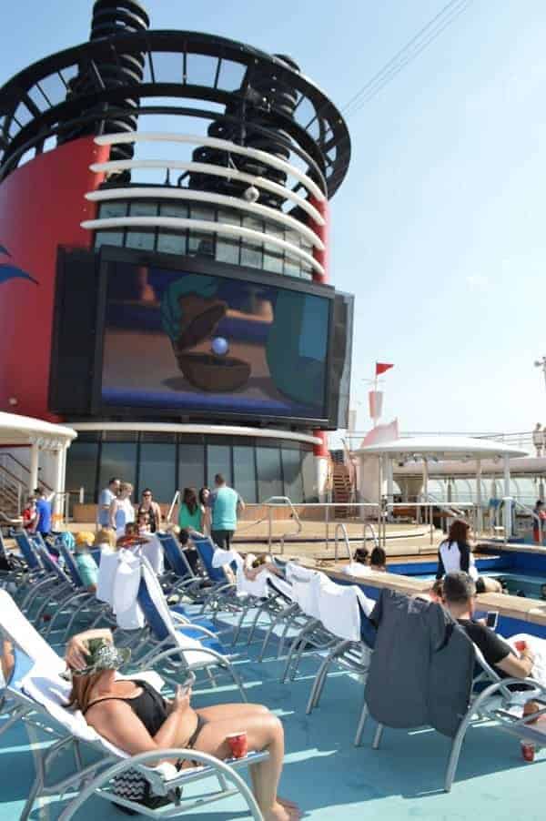 Disney Wonder Pool Area