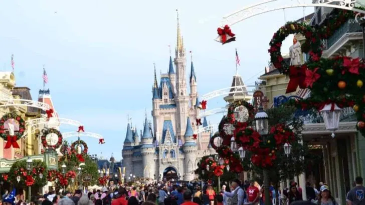 Magic Kingdom at Christmas