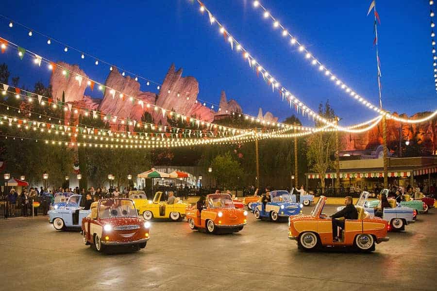 Rocking Roadsters in Cars Land