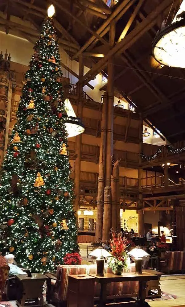 Christmas at Wilderness Lodge Resort