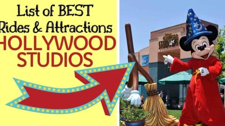 List of the best rides & attractions in Hollywood Studios