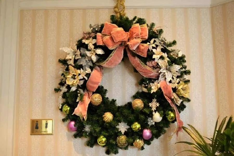 Christmas Wreath at Grand Floridian