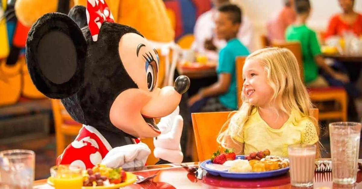 Disney Character Meal