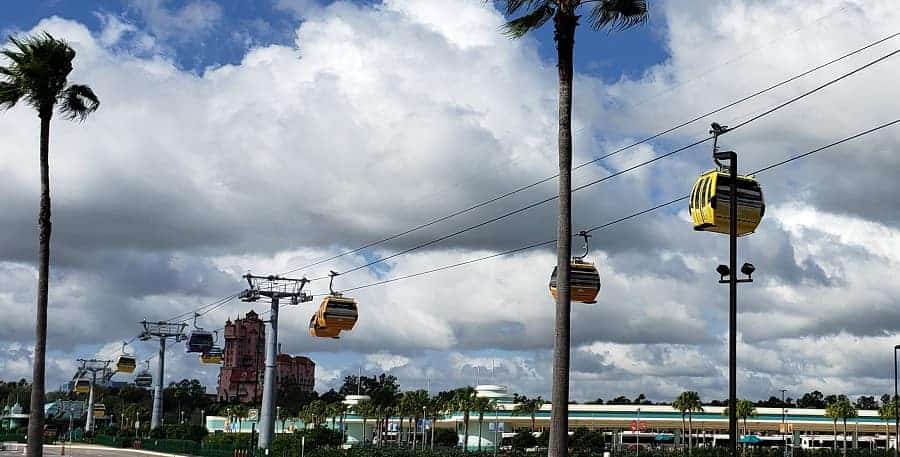 Disney Skyliner going to Hollywood Studios