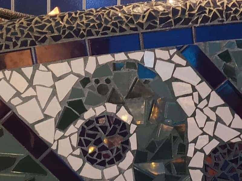 Hidden Mickey at Coral Reef restaurant