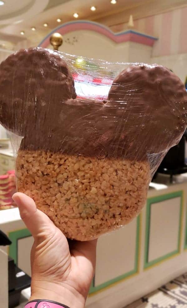 Chocolate Mickey Mouse Krispy Rice Treat