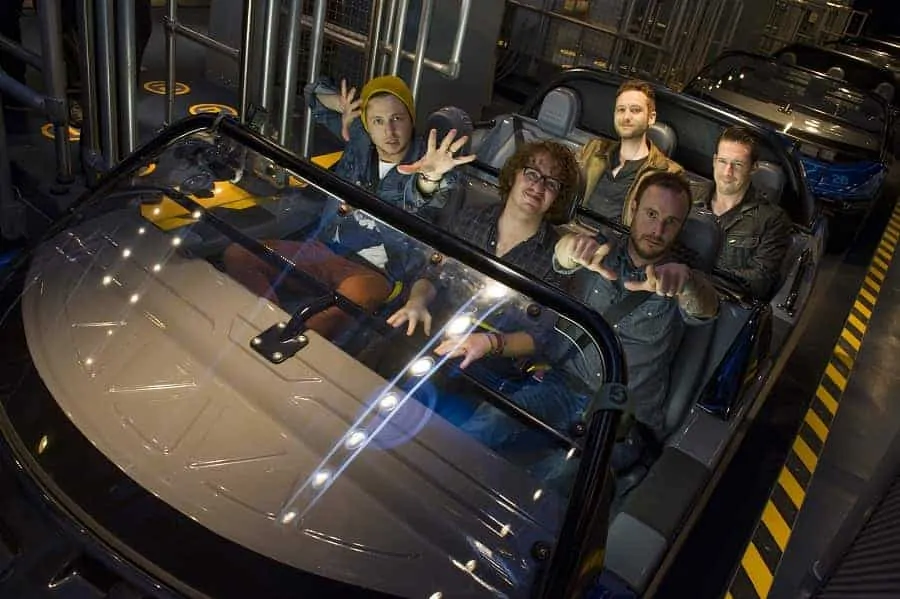 Riding Test Track at Epcot