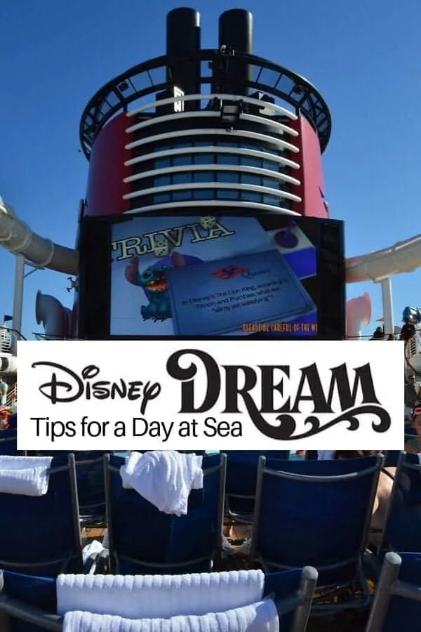 Disney Dream Tips for a Day at Sea