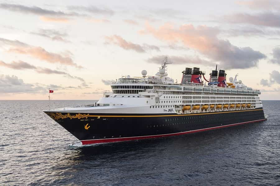 Disney Magic Cruise Ship in Mediterannean