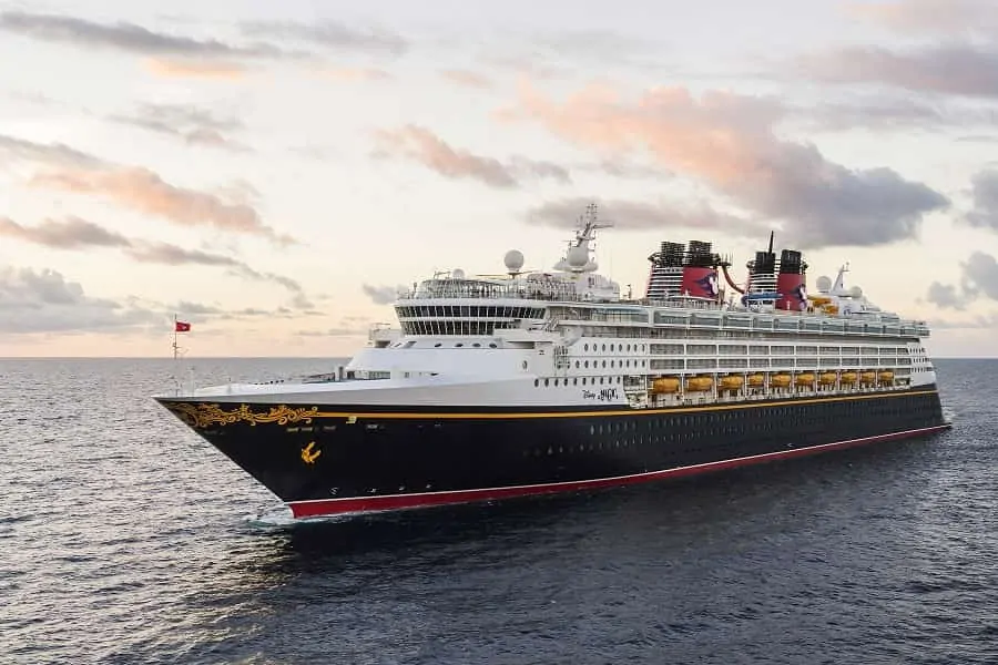 Disney Magic Cruise Ship in Mediterannean