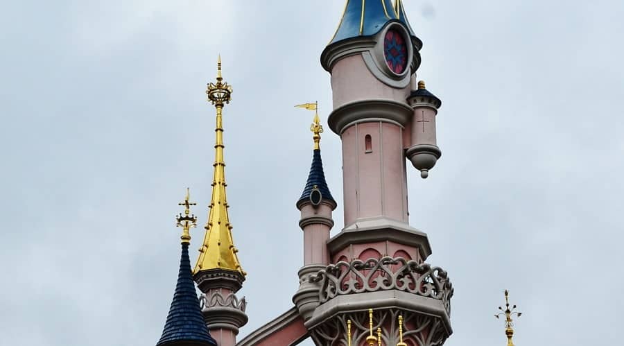 Snail Motif on Disneyland Paris Castle