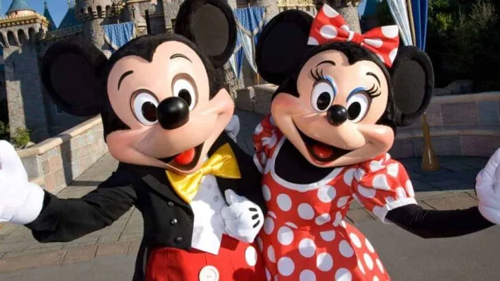 Mickey and Minnie Mouse