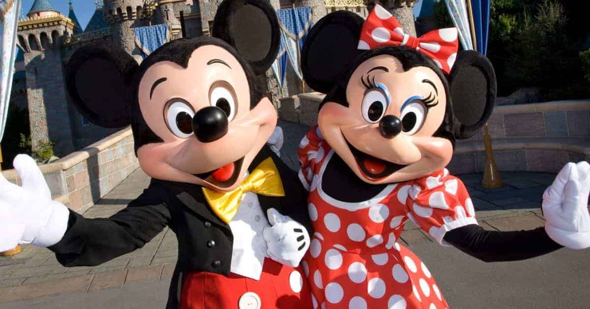 Mickey and Minnie Mouse