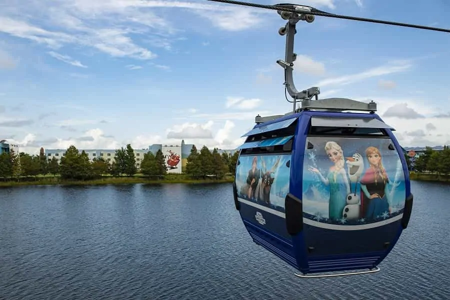 Frozen Skyliner at Disney World