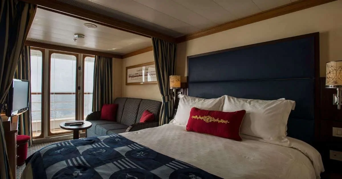 Disney Wonder Ship Stateroom with Veranda