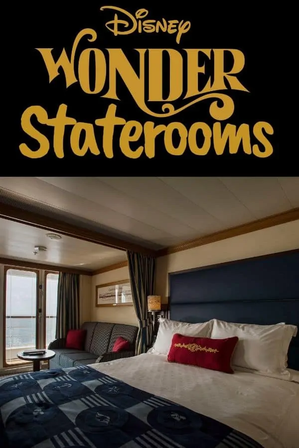 Types of Disney Wonder Staterooms