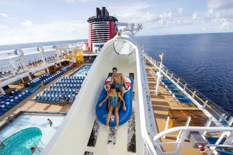 Disney Fantasy Pool Deck & Slide