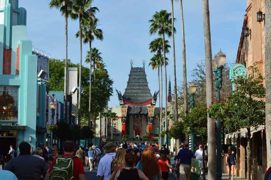 Hollywood Boulevard in Disney World