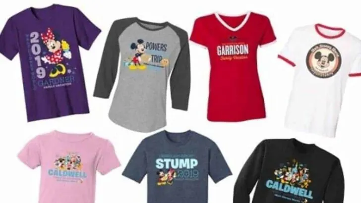 Disney Customizable Shirts