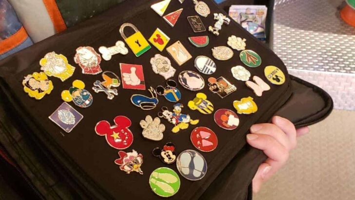 Disney Trading Pins on Board