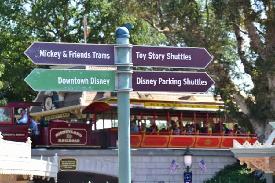 Where you can park in Disneyland