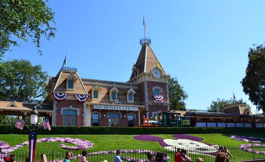 Entrance to Disneyland