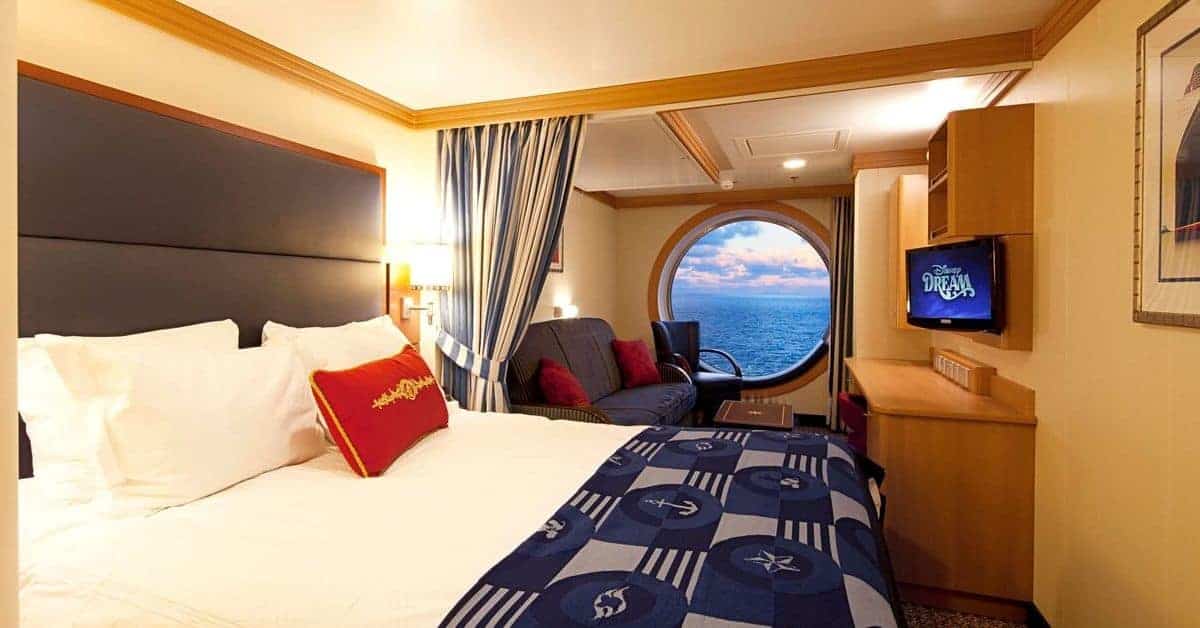 different disney cruise rooms