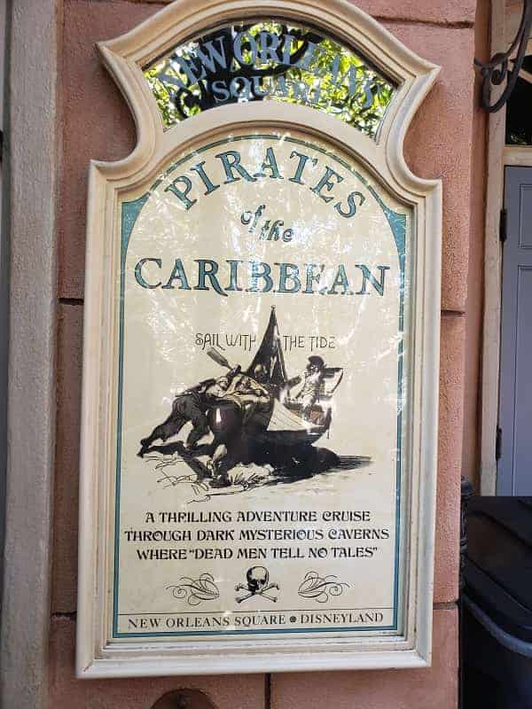 Pirates of the Caribbean Ride in Disneyland