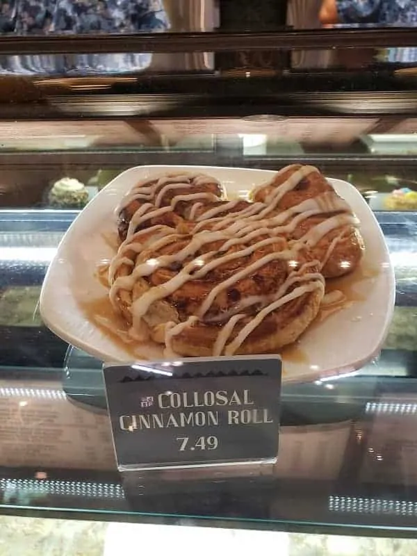 Colossal Mickey Mouse Cinnamon Bun at Starbucks