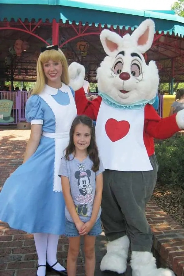 Alice in Wonderland in Magic Kingdom