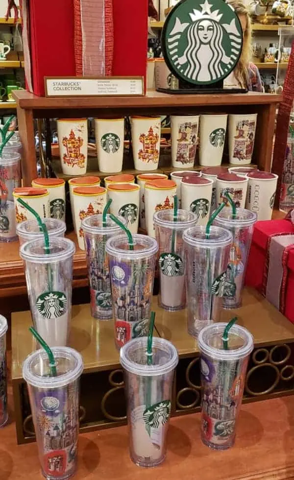 Disney Starbucks Merchandise Display