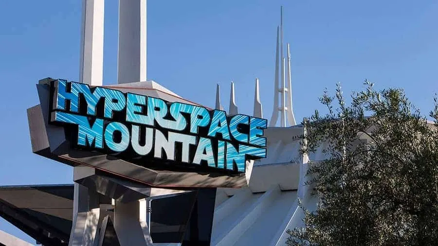 Hyperspace Mountain Disneyland California