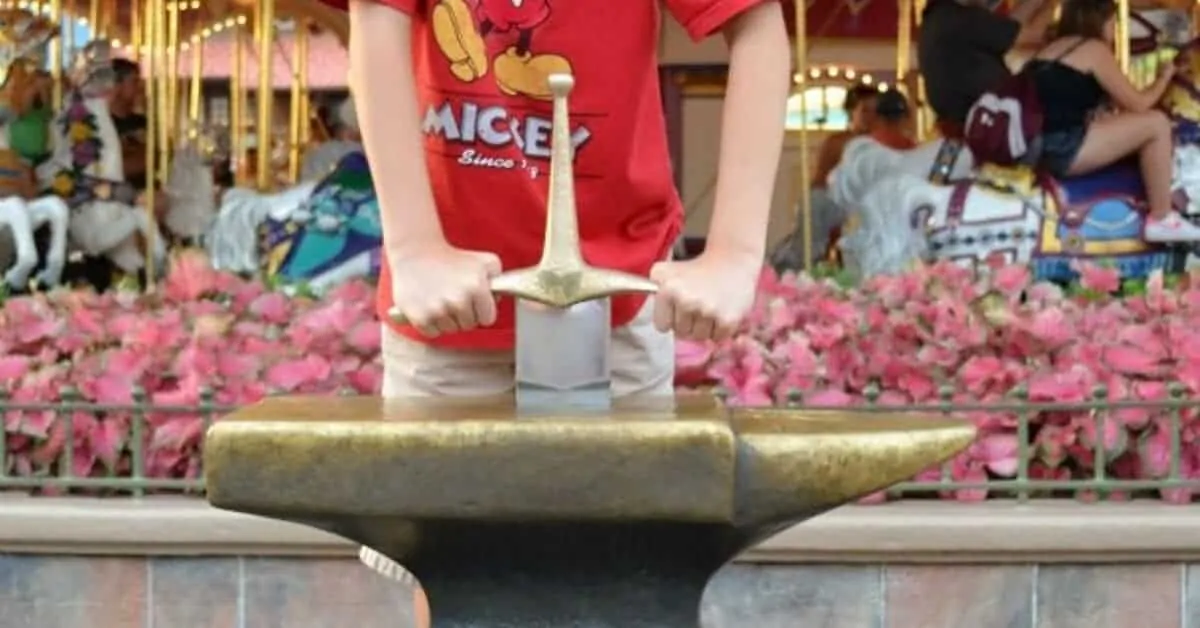 Sword in the Stone at Magic Kingdom