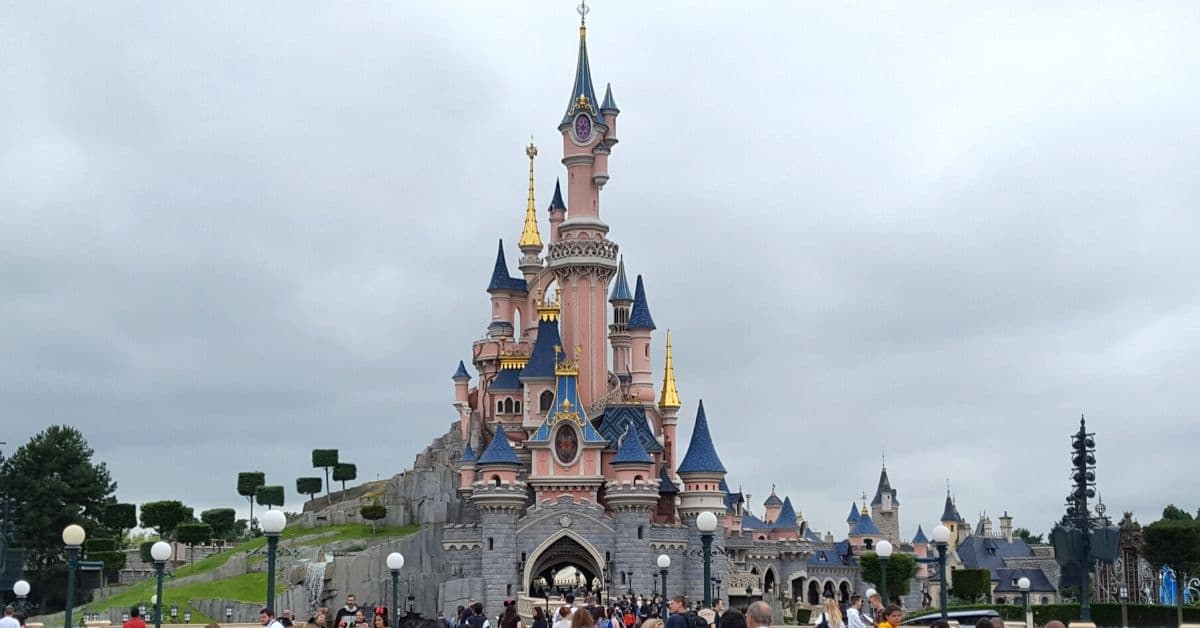 Castle in Disneyland Paris Park