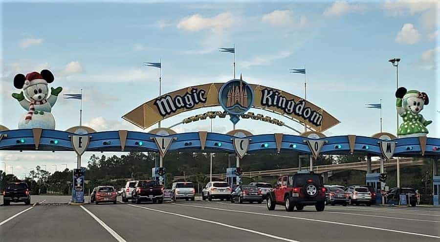 Christmas Magic Kingdom Entrance