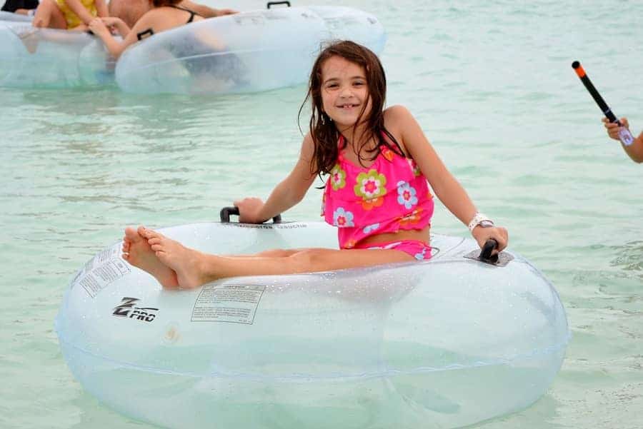 Floats on Castaway Cay