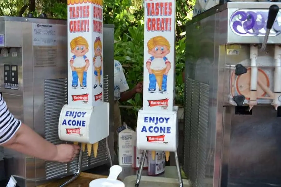 Ice Cream at Castaway Cay