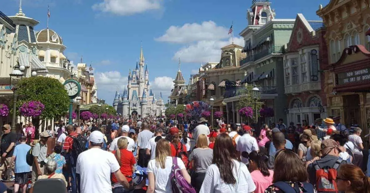 Crowds at Disney Parks