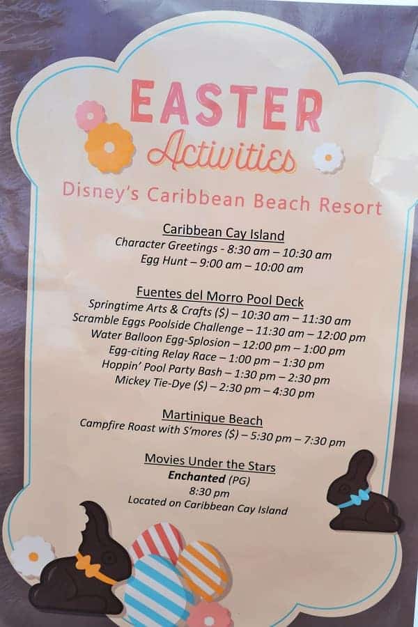 Easter Disney Resort Activities